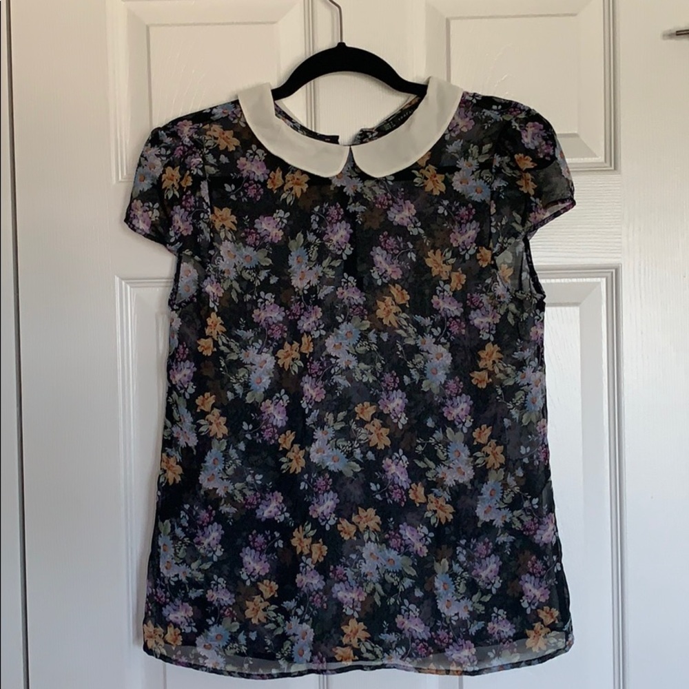 Floral Sheer Zara Shirt - Offers Welcome 🧡